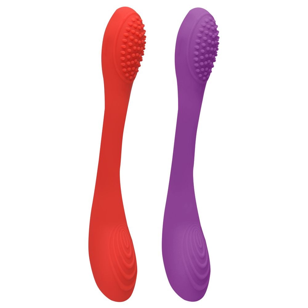 Nina Flexible Vibrador de Punta Doble 10 Modos USB – Vipmix