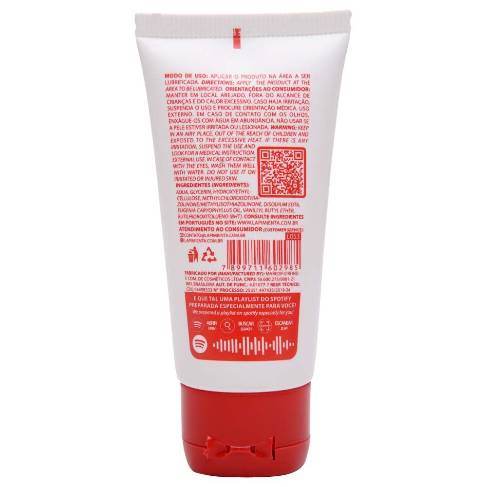 Lubrificante efecto Hot