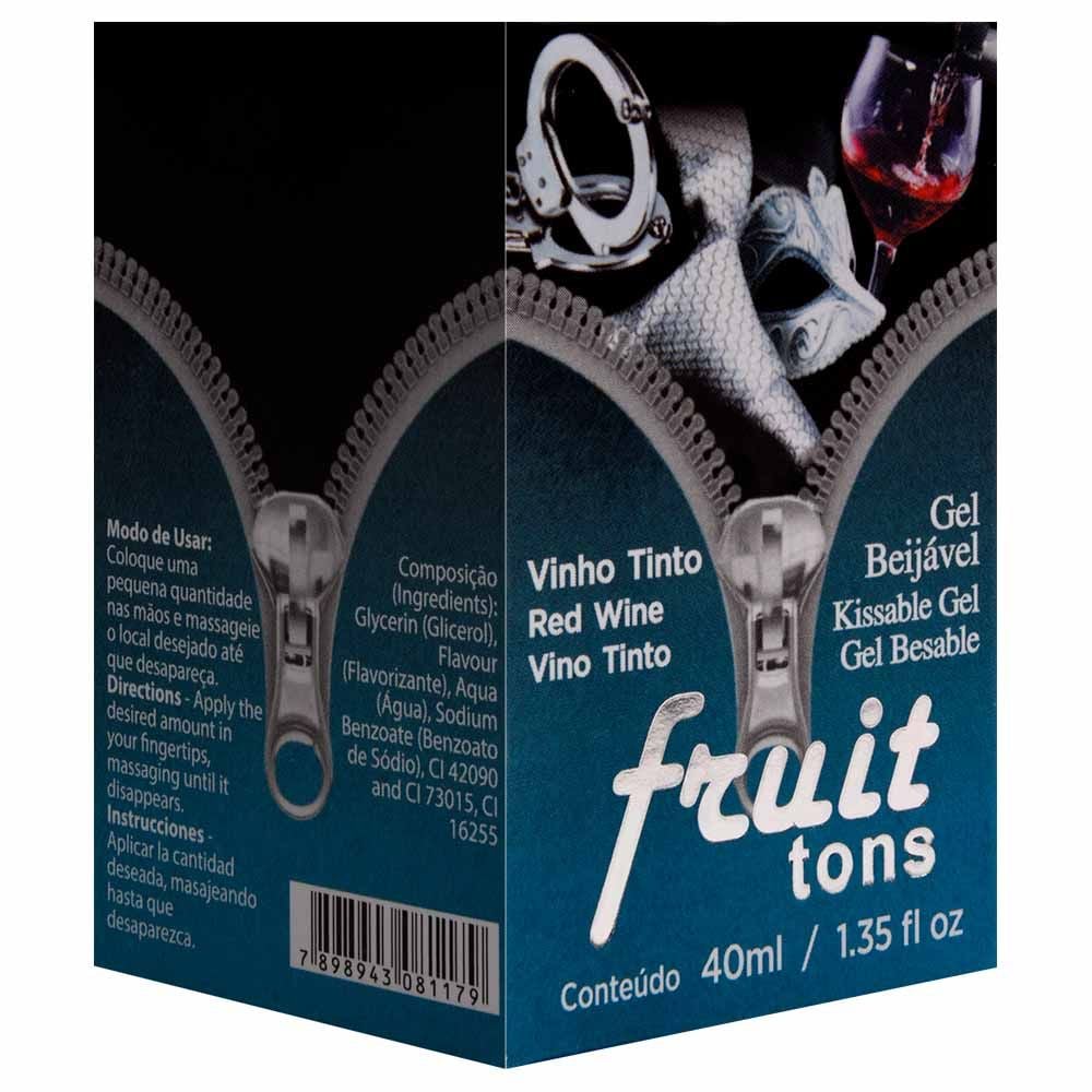 Gel comestible Vino tinto