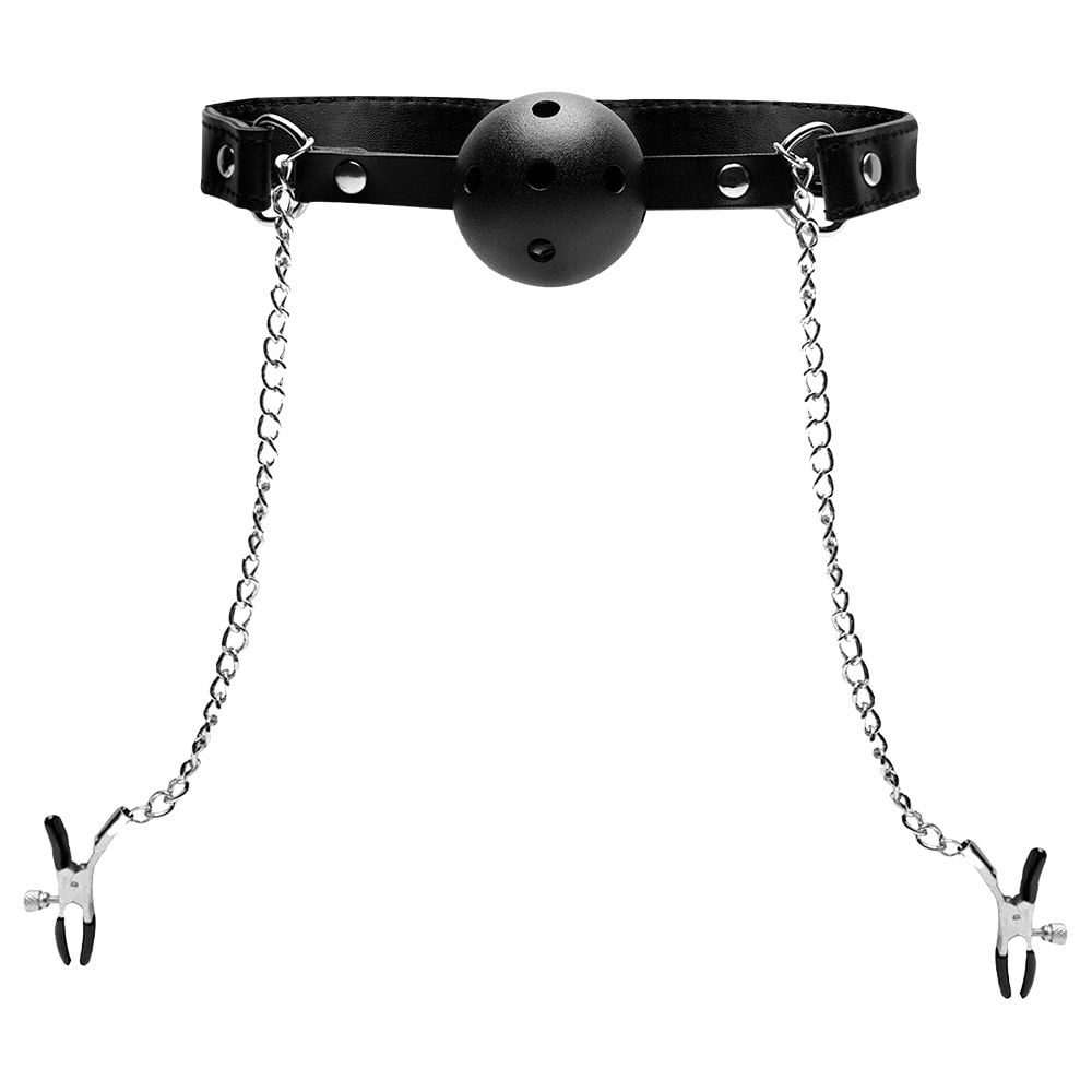 Mordaza con corriente de mamilos