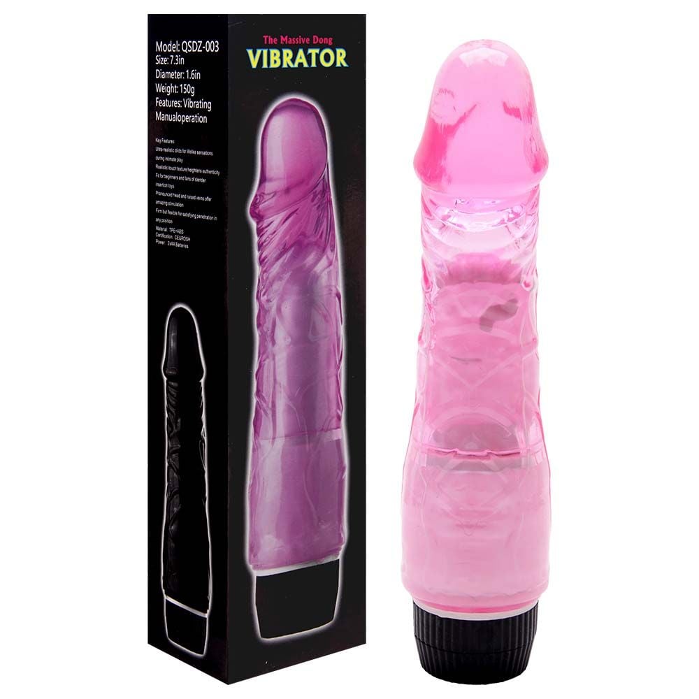 Pene vibrador Jelly