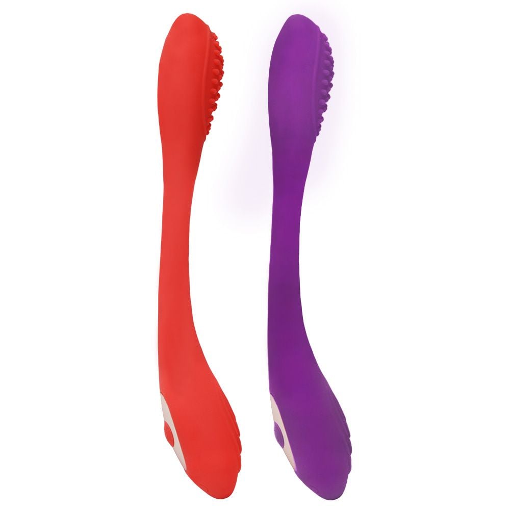 Nina Flexible Vibrador de Punta Doble 10 Modos USB – Vipmix